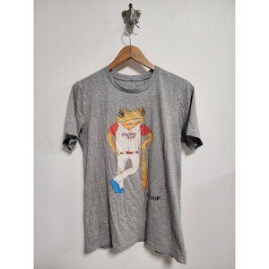 Bad Bunny DTMF Merch sport gray Concho baseball short sleeve tee M